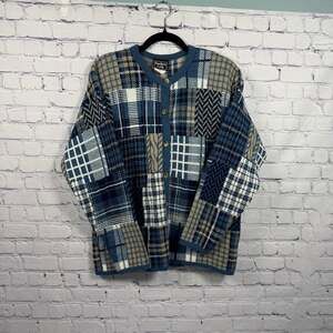 Southern Lady Vintage Patchwork Cardigan Sweater Size Medium